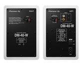 PIODM40W.C Pioneer DM40 DM-40-W 2-Way 4" Active Desktop Monitor 21W PAIR WHITE  *B-Stock